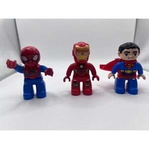 Lego DUPLO Marvel DC Comics Super Heroes Spider-Man Iron Man Superman Figures